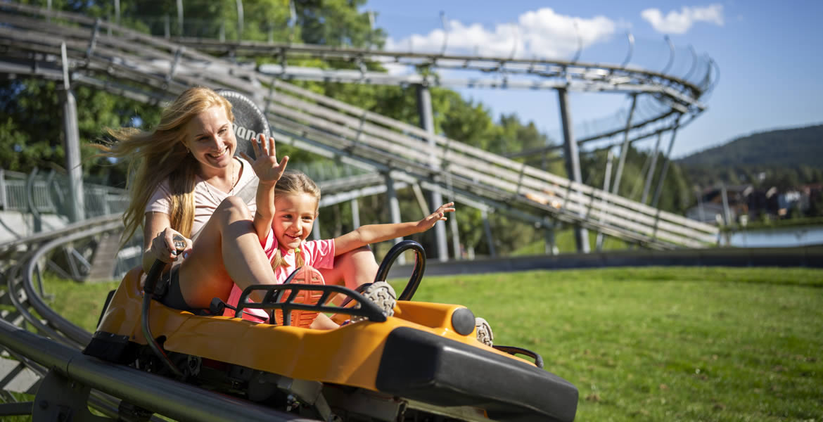 bobova draha lipno jizda horskou drahou