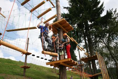 Lanový park Lipno