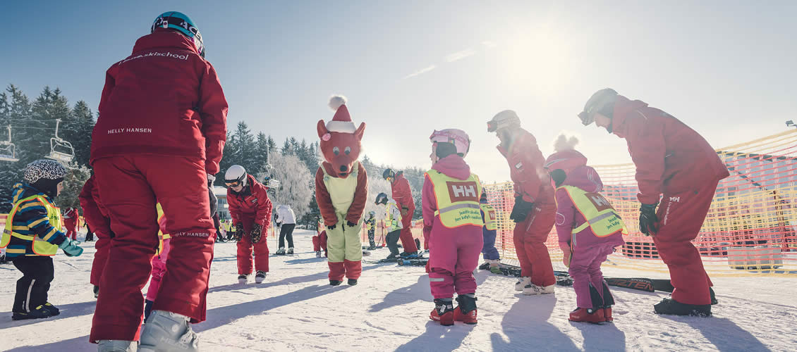 ski areal lipno fox park animace