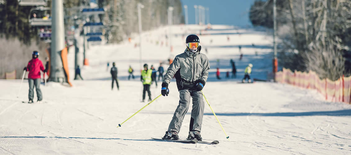 skiareal lipno jezerni sjezdovka