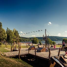 Dětské hřiště na pláži