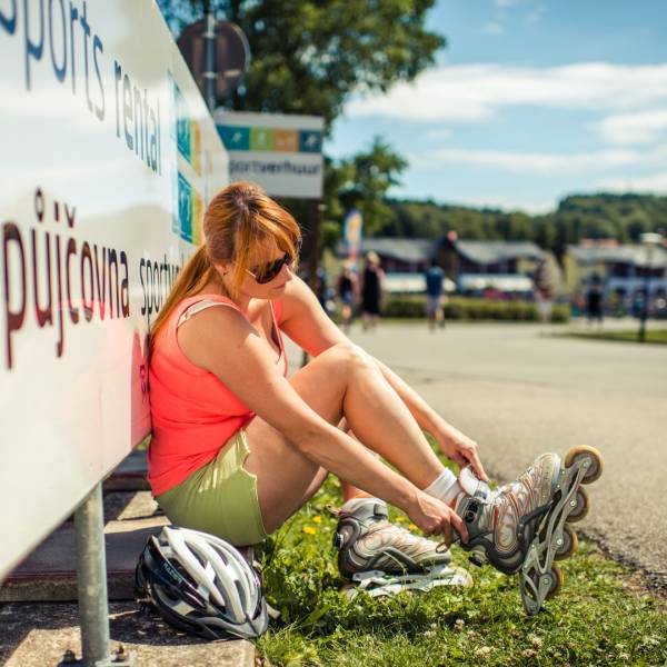 Inline brusle na Lipně