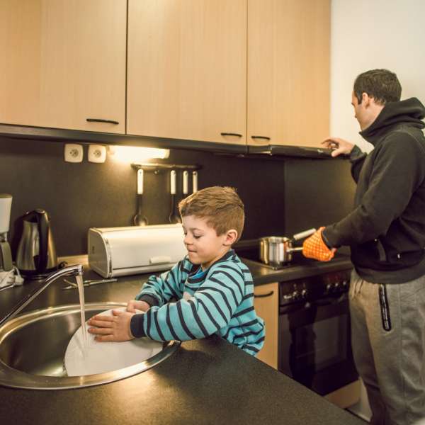 Apartmán typu 2S - kuchyň