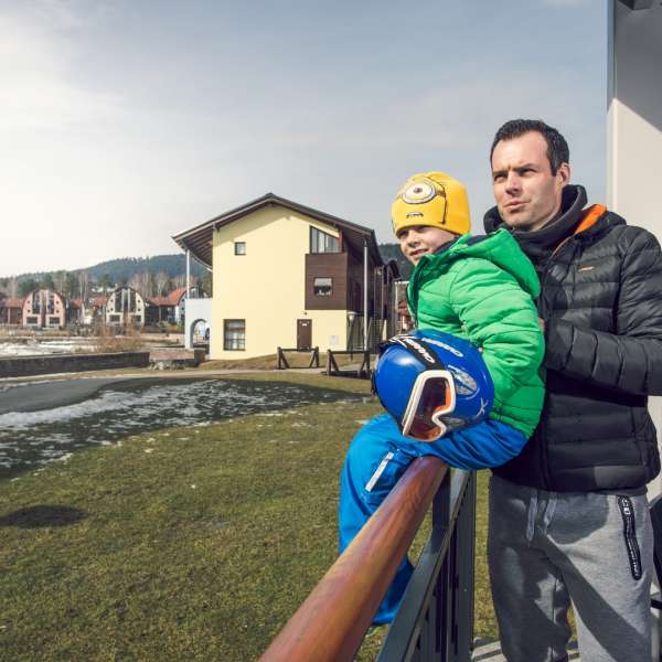 Apartmán typu 2S - výhled z apartmánu