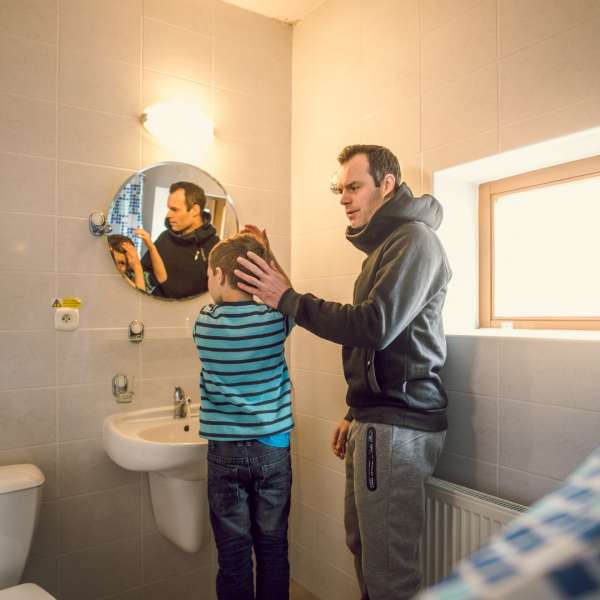 Apartmán typu 2S - koupelna