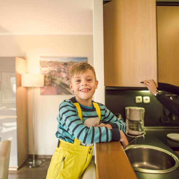 Apartmán typu 2A1 - kuchyňský kout