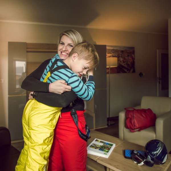 Apartmán typu 2A1 - obývací pokoj