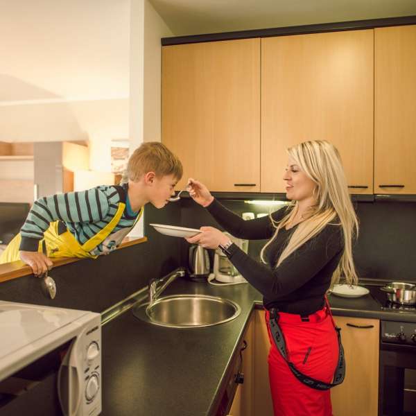 Apartmán typu 2A1 - kuchyňský kout