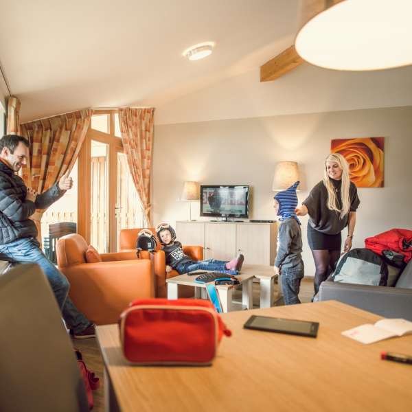 Apartmán typu 2-4A - obývací pokoj