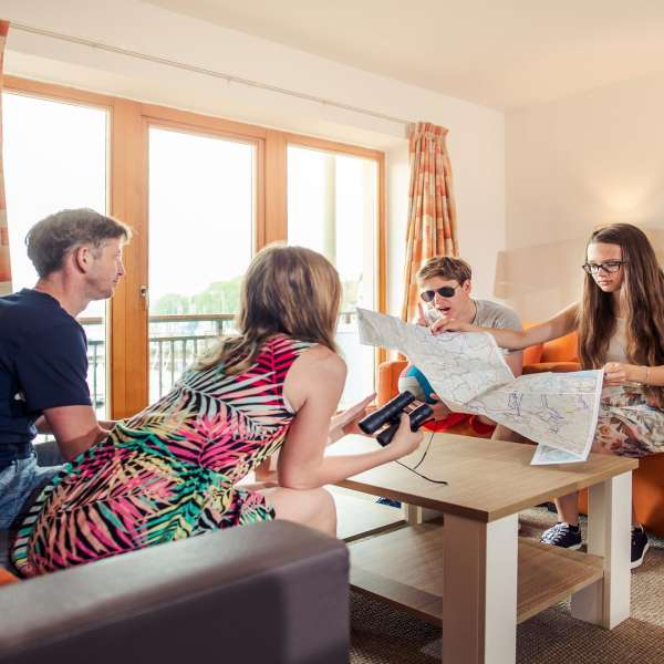 Apartmán typu 4B1 - obývací pokoj