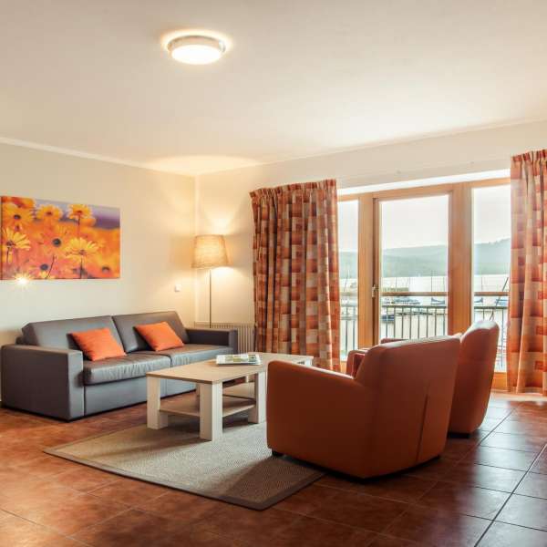 Apartmán typu 4B1 - obývací pokoj