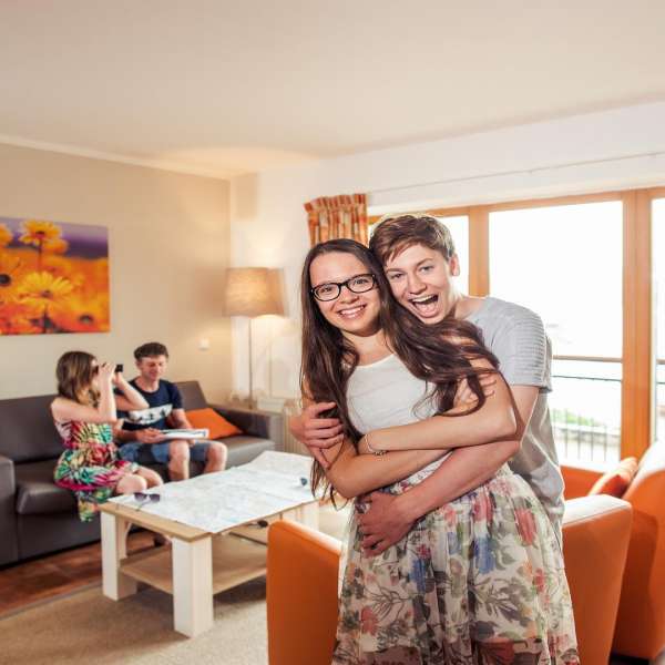 Apartmán typu 4B1 - obývací pokoj