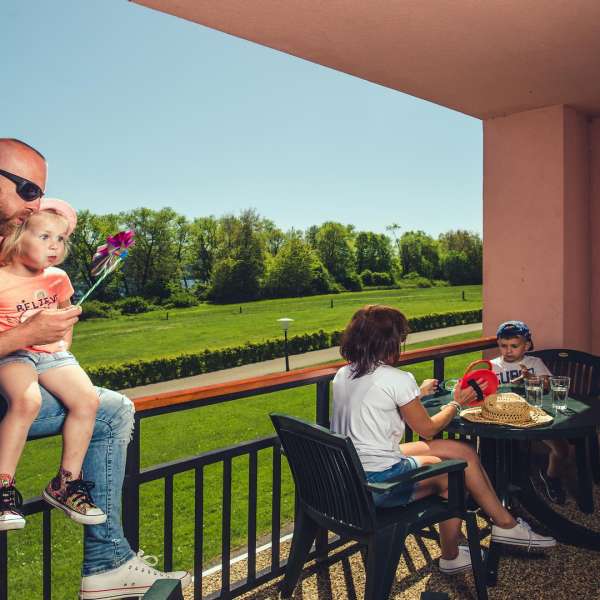 Apartmán typu 4-6A - terasa