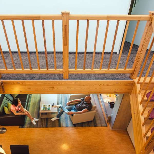 Apartmán typu 4B2 - schodiště