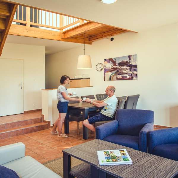 Apartmán typu 4-6H - obývací pokoj