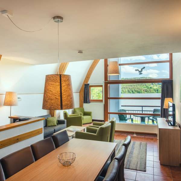 Apartmán typu 6-8A - obývací pokoj