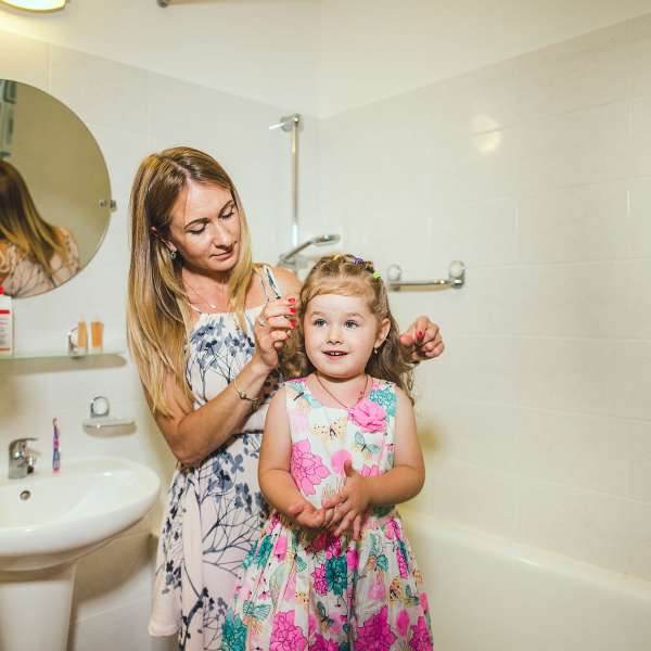 Apartmán typu 4-6E - koupelna