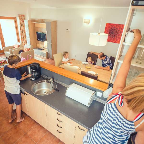 Apartmán typu 6A1 - kuchyň