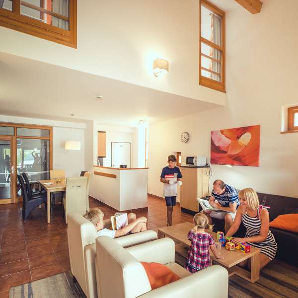 Apartmán typu 6A1 - obývací pokoj