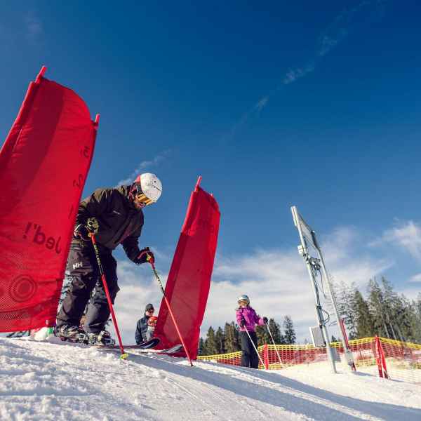 Yetti - červená sjezdovka