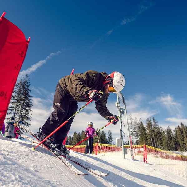 Yetti - červená sjezdovka