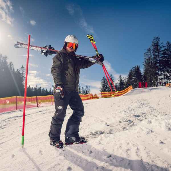 Yetti - červená sjezdovka