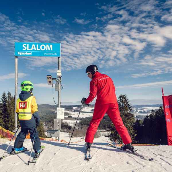 Yetti - červená sjezdovka