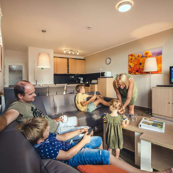 Apartmán typu 8E - obývací pokoj