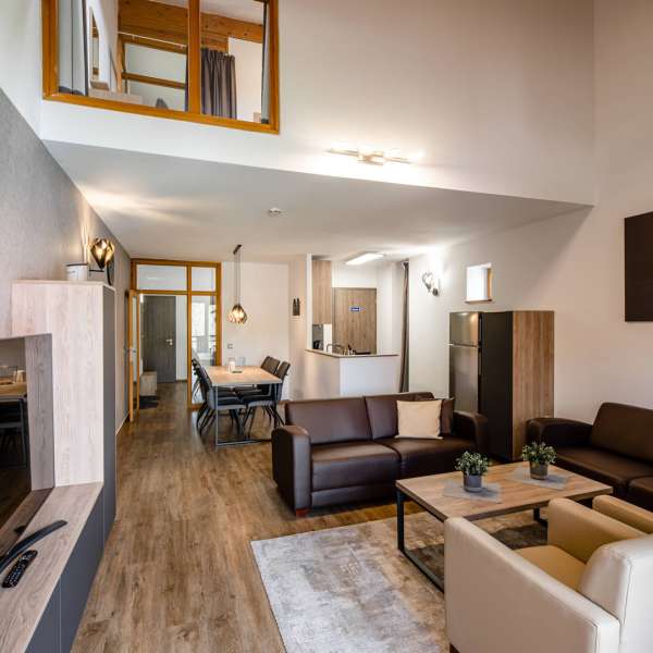 Apartmán typu 6C1 - obývací pokoj