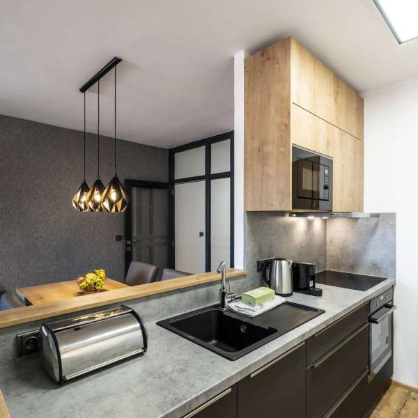 Apartmán typu 2C1 – kuchyňský kout