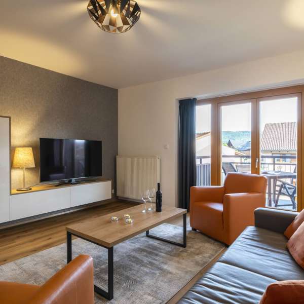 Apartmán typu 4C1 – obývací pokoj