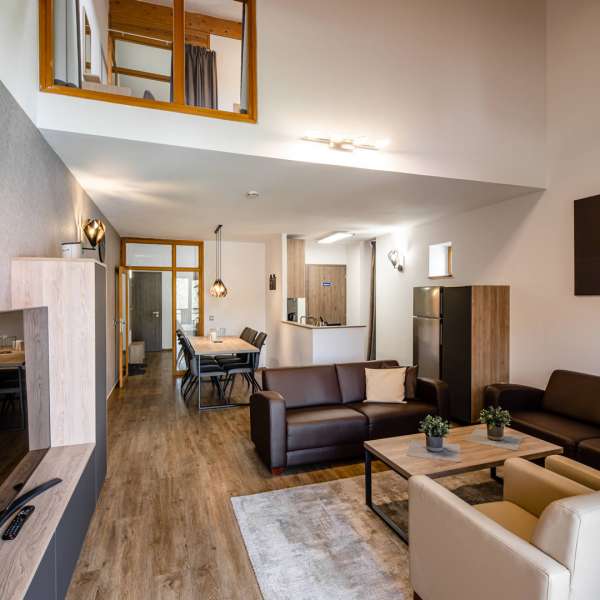 Apartmán typ 6C1 – obývací pokoj