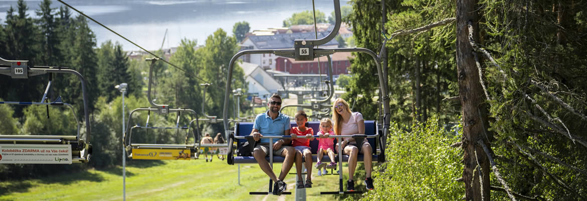 Království lesa Lipno lanova draha na lipne