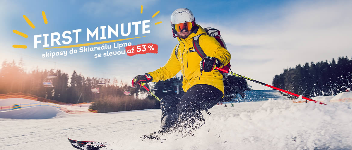 Zvýhodněné skipasy do skiareálu Lipno