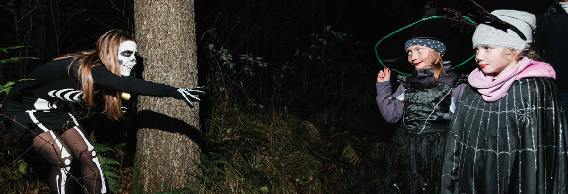 Halloweenská stezka odvahy na Lipně