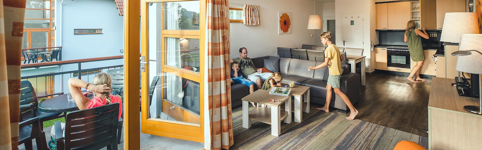Prostorné apartmány Landal Marina Lipno