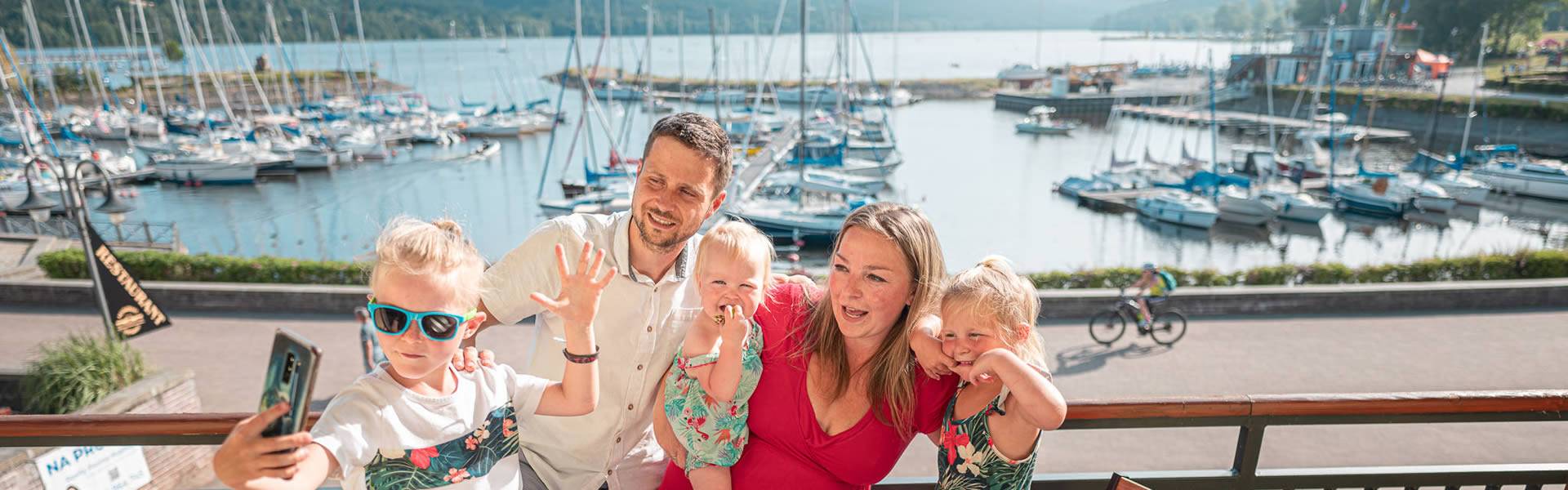 Výhled z apartmánu Landal Marina Lipno