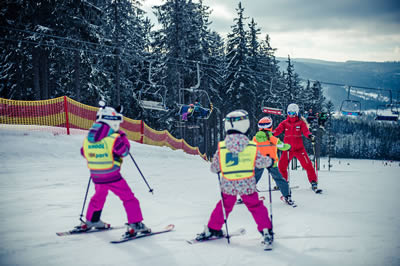 thumbs skiareal lipno detska vyuka